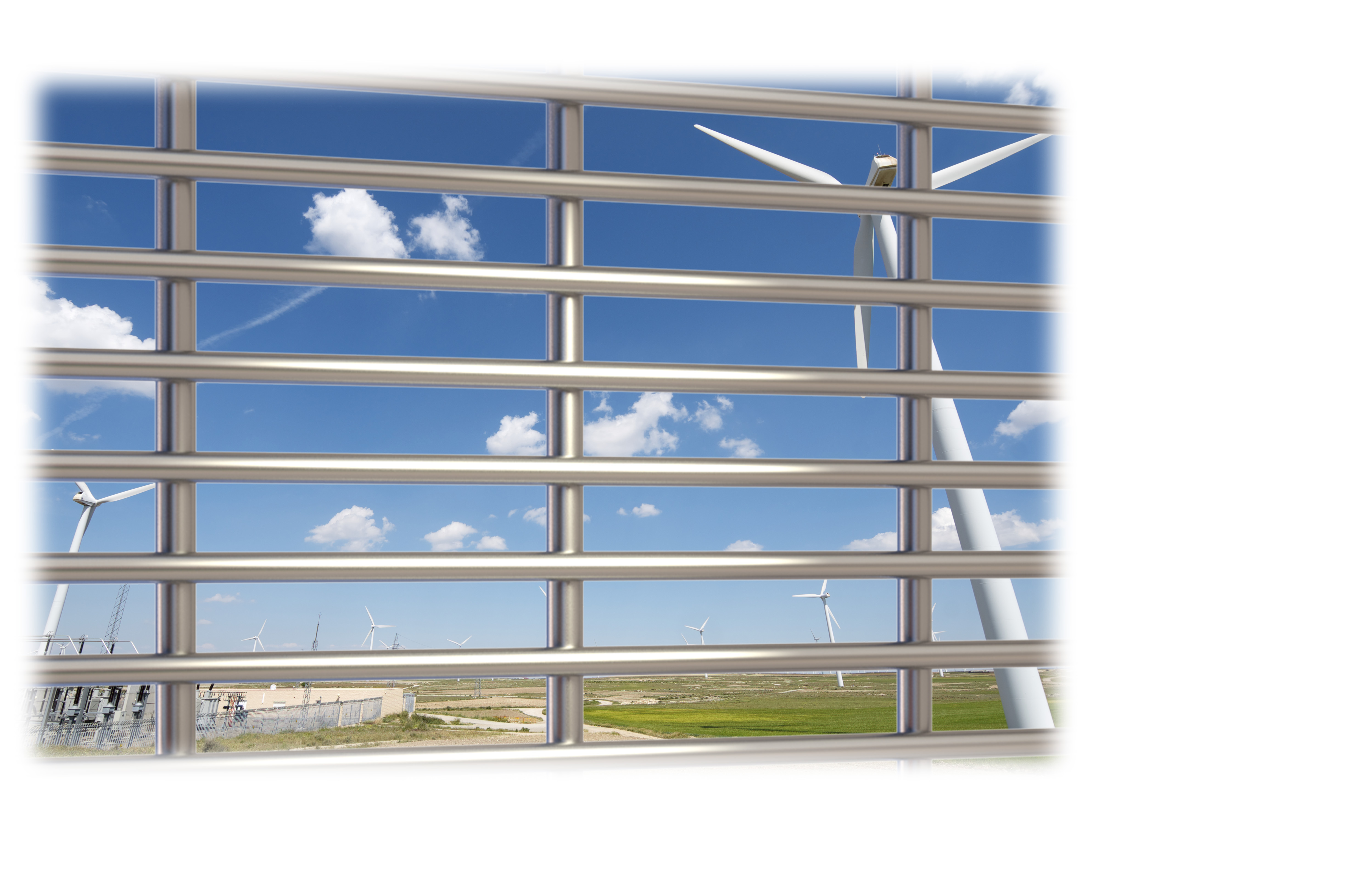 Substation fencing